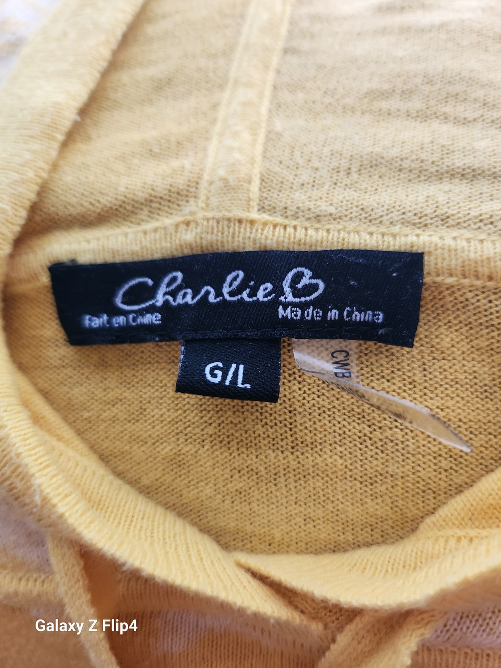 Charlies Sunlit Yellow Knit Pullover - Picture 3 of 3